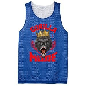 Gorilla Mode Fitness Gym Motivation Beast Workout King Gift Mesh Reversible Basketball Jersey Tank