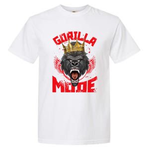 Gorilla Mode Fitness Gym Motivation Beast Workout King Gift Garment-Dyed Heavyweight T-Shirt