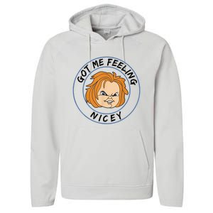 Got Me Feeling Nicey Performance Fleece Hoodie