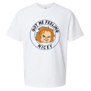 Got Me Feeling Nicey Sueded Cloud Jersey T-Shirt