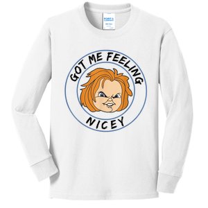 Got Me Feeling Nicey Kids Long Sleeve Shirt