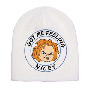 Got Me Feeling Nicey Short Acrylic Beanie