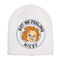 Got Me Feeling Nicey Short Acrylic Beanie