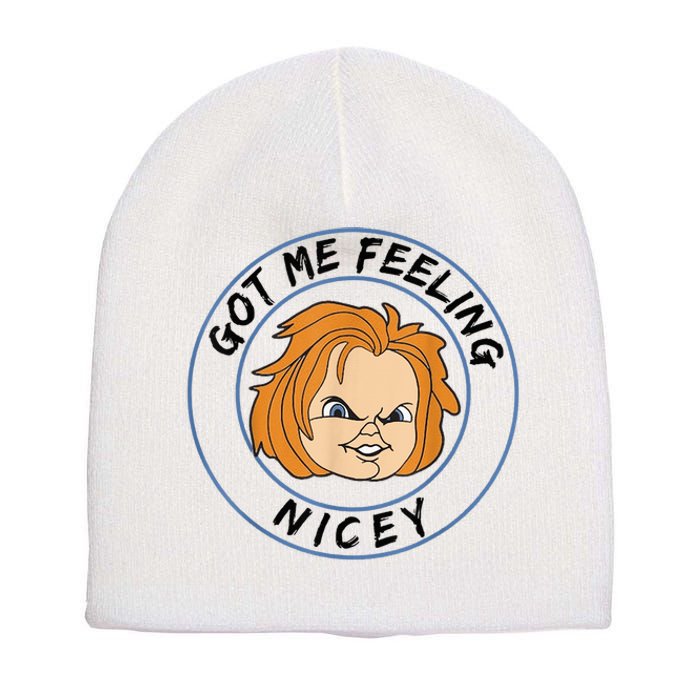 Got Me Feeling Nicey Short Acrylic Beanie