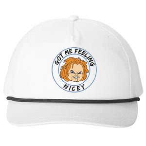 Got Me Feeling Nicey Snapback Five-Panel Rope Hat