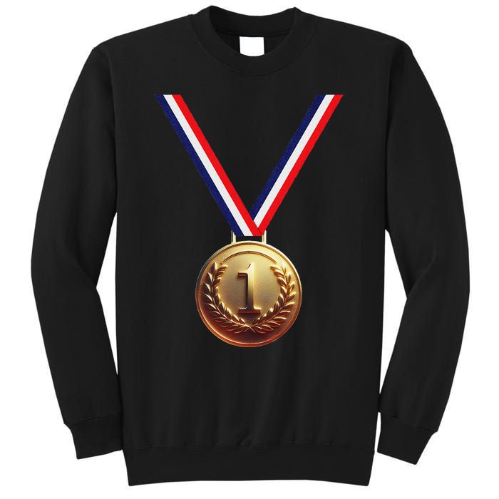 Golden Medal For Winners School Team And Champions Sweatshirt