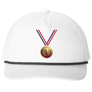 Golden Medal For Winners School Team And Champions Snapback Five-Panel Rope Hat