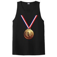 Golden Medal For Winners School Team And Champions PosiCharge Competitor Tank