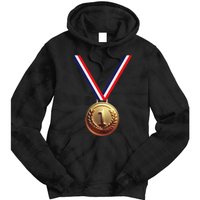 Golden Medal For Winners School Team And Champions Tie Dye Hoodie