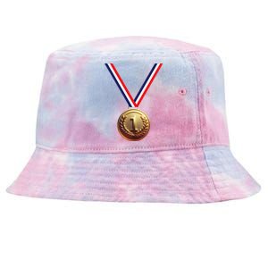 Golden Medal For Winners School Team And Champions Tie-Dyed Bucket Hat