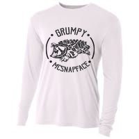 Grumpy Mcsnapface Funny Snapping Turtle Cooling Performance Long Sleeve Crew