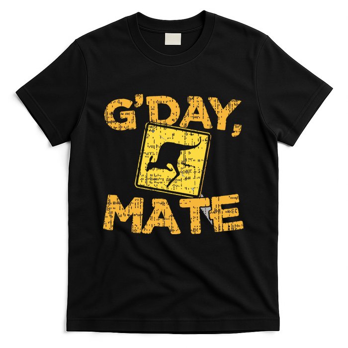 Gday Mate Funny Australia Kangaroo T-Shirt