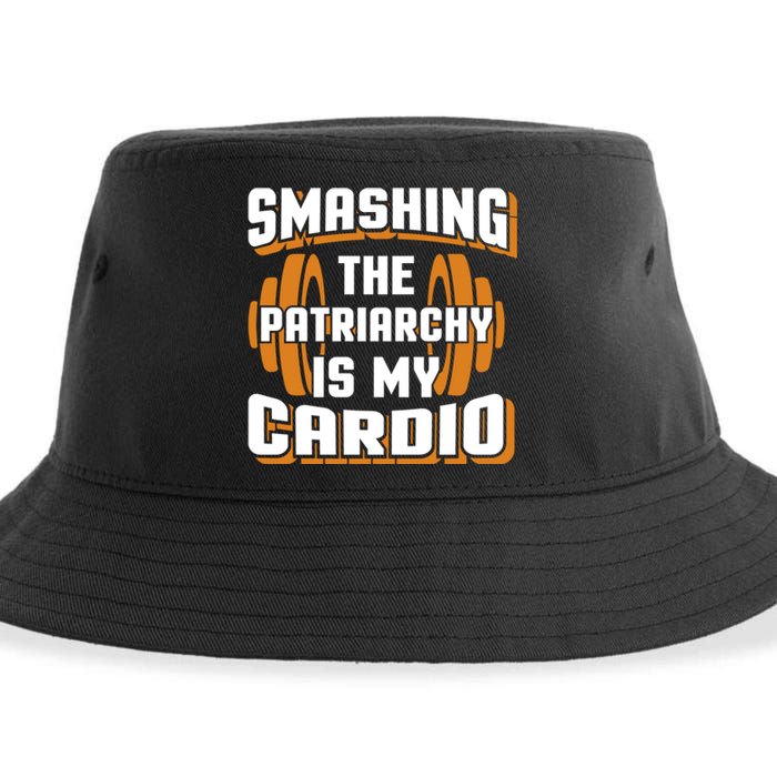 Gym Motivation & Feminist Statement Print Sustainable Bucket Hat