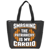 Gym Motivation & Feminist Statement Print Zip Tote Bag