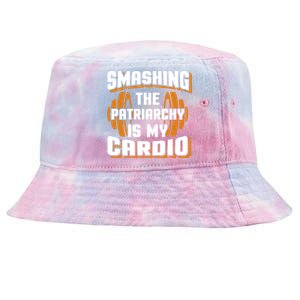 Gym Motivation & Feminist Statement Print Tie-Dyed Bucket Hat