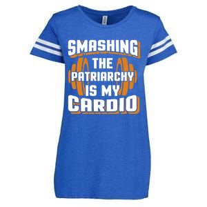 Gym Motivation & Feminist Statement Print Enza Ladies Jersey Football T-Shirt