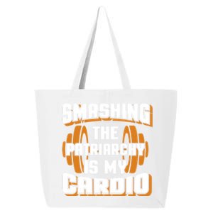 Gym Motivation & Feminist Statement Print 25L Jumbo Tote