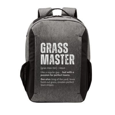 Grass Master Funny Lawn Care Gift For Yard Enthusiasts Vector Backpack