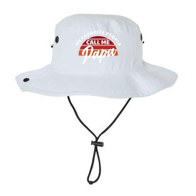 Grandpa My Favorite People Call Me Papa Gift Legacy Cool Fit Booney Bucket Hat