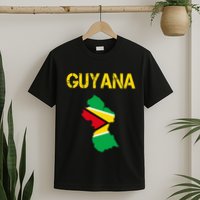 Guyana Map Flag Of Guyana T-Shirt