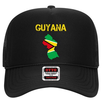 Guyana Map Flag Of Guyana Hat