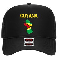 Guyana Map Flag Of Guyana Hat