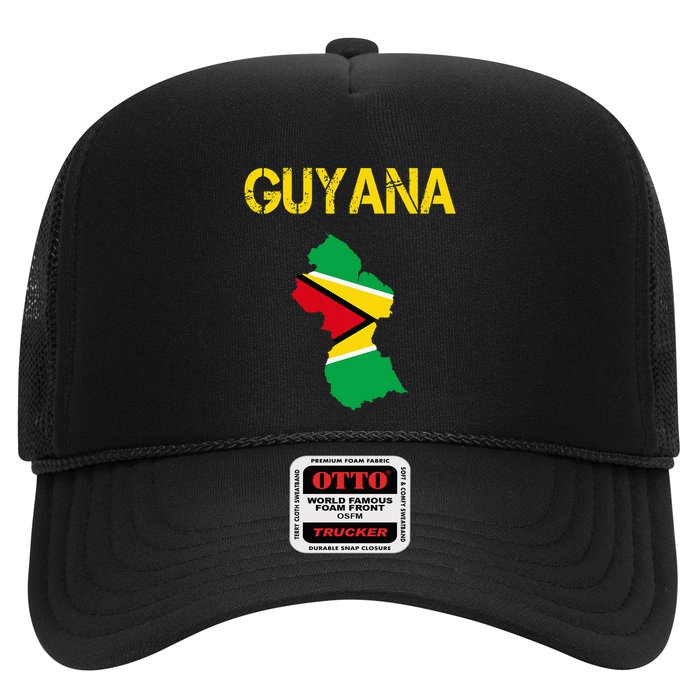 Guyana Map Flag Of Guyana Hat