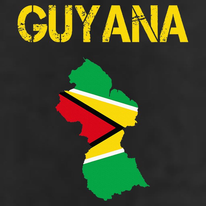 Guyana Map Flag Of Guyana Hat