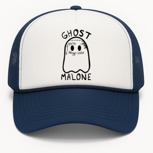 Ghost Malone Funny Halloween Parody Trucker Hat