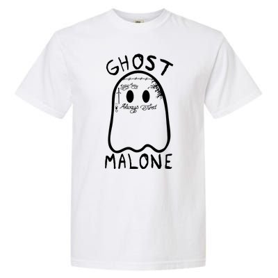 Ghost Malone Funny Halloween Parody Garment-Dyed Heavyweight T-Shirt