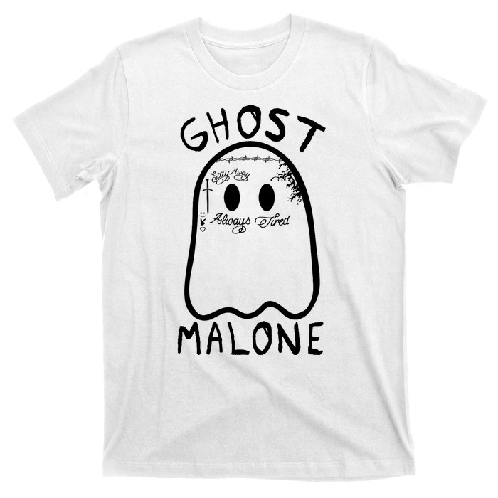 Ghost Malone Funny Halloween Parody T-Shirt