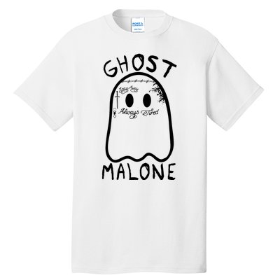 Ghost Malone Funny Halloween Parody Tall T-Shirt