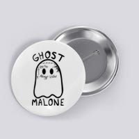 Ghost Malone Funny Halloween Parody Button