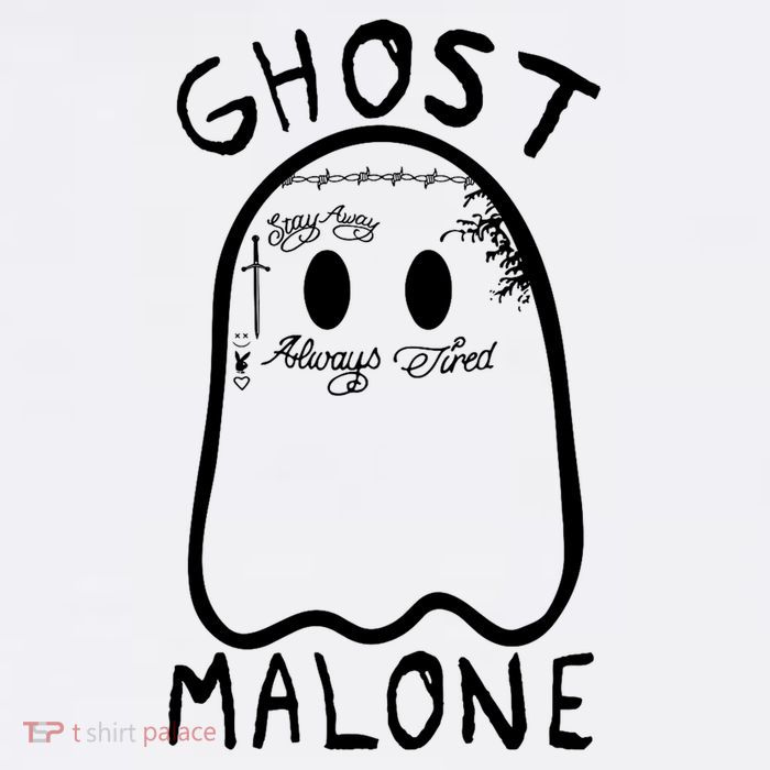 Ghost Malone Funny Halloween Parody Softstyle Adult Sport Polo