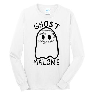 Ghost Malone Funny Halloween Parody Tall Long Sleeve T-Shirt