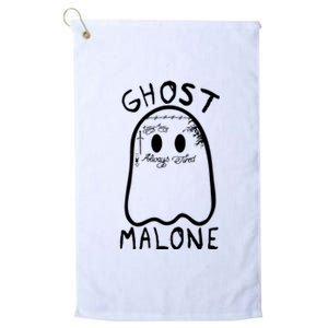 Ghost Malone Funny Halloween Parody Platinum Collection Golf Towel