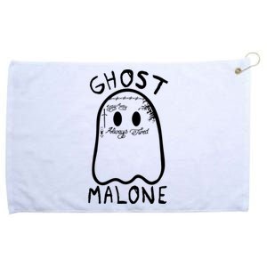 Ghost Malone Funny Halloween Parody Grommeted Golf Towel