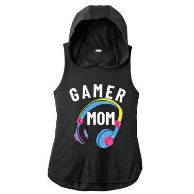 Gamer Mom For Mom Who Loves Gaming And Video Games Christmas Gift Ladies PosiCharge Tri-Blend Wicking Draft Hoodie Tank