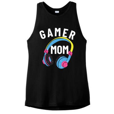 Gamer Mom For Mom Who Loves Gaming And Video Games Christmas Gift Ladies PosiCharge Tri-Blend Wicking Tank