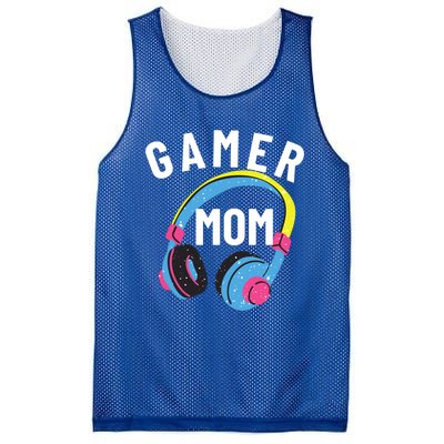 Gamer Mom For Mom Who Loves Gaming And Video Games Christmas Gift Mesh Reversible Basketball Jersey Tank