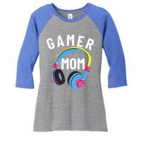 Gamer Mom For Mom Who Loves Gaming And Video Games Christmas Gift Women's Tri-Blend 3/4-Sleeve Raglan Shirt