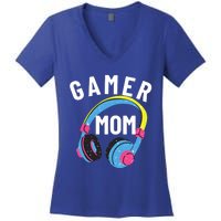 Gamer Mom For Mom Who Loves Gaming And Video Games Christmas Gift Women's V-Neck T-Shirt