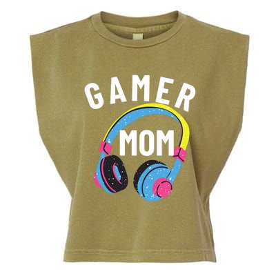 Gamer Mom For Mom Who Loves Gaming And Video Games Christmas Gift Garment-Dyed Women's Muscle Tee