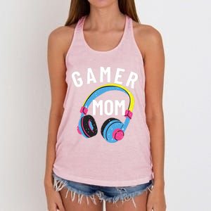 Gamer Mom For Mom Who Loves Gaming And Video Games Christmas Gift Women's Knotted Racerback Tank