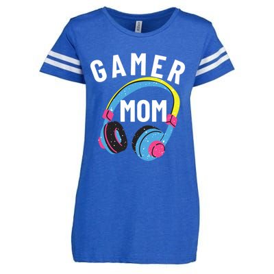 Gamer Mom For Mom Who Loves Gaming And Video Games Christmas Gift Enza Ladies Jersey Football T-Shirt