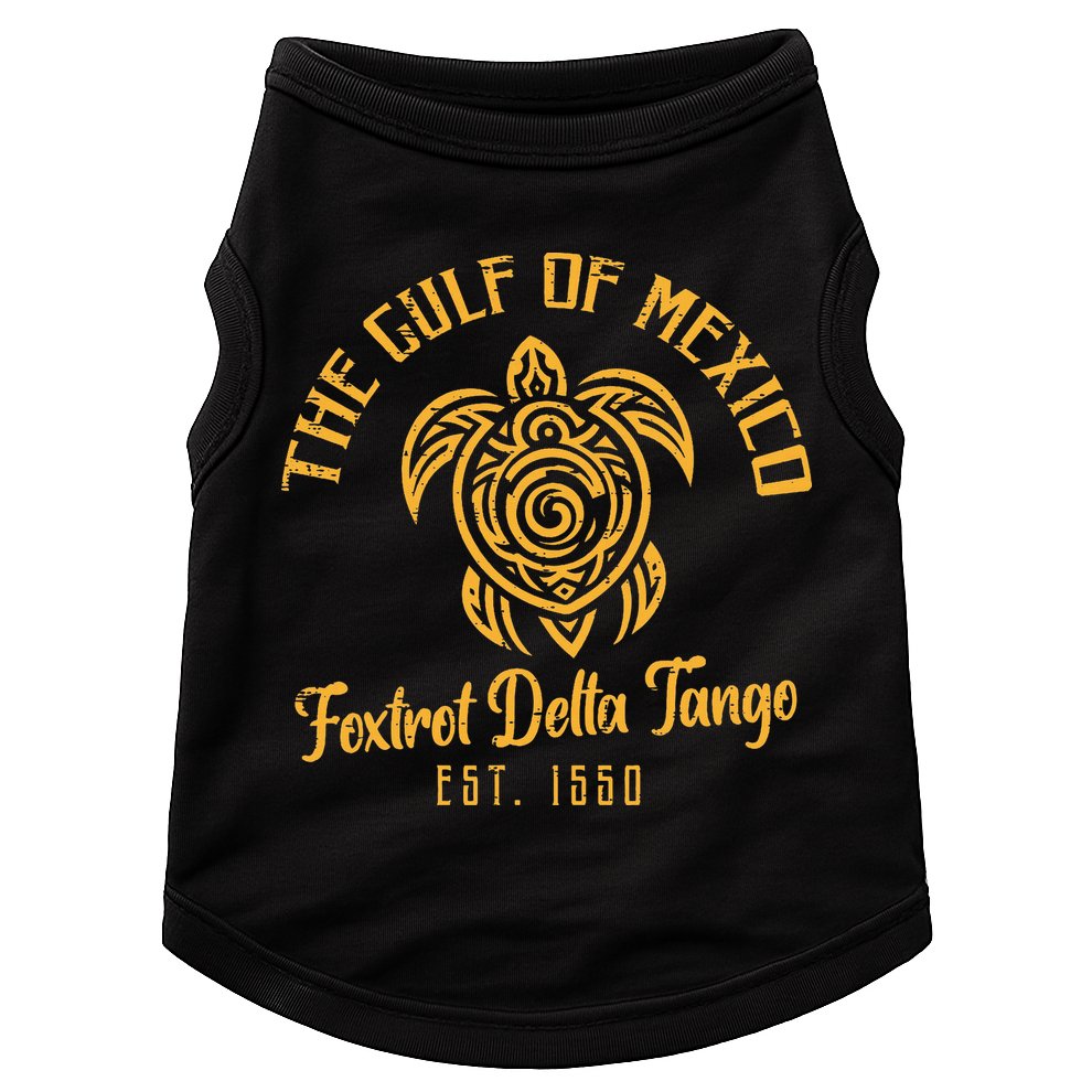Gulf Mexico Foxtrot Delta Tango Resist Protest Women Doggie Tank
