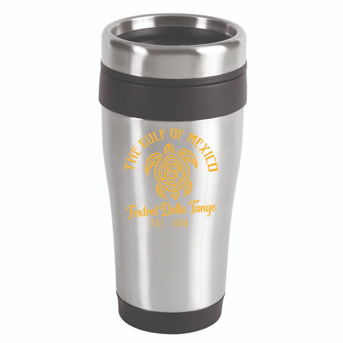 Gulf Mexico Foxtrot Delta Tango Resist Protest Women 16oz Travel Tumbler