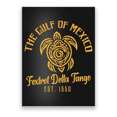 Gulf Mexico Foxtrot Delta Tango Resist Protest Women Poster