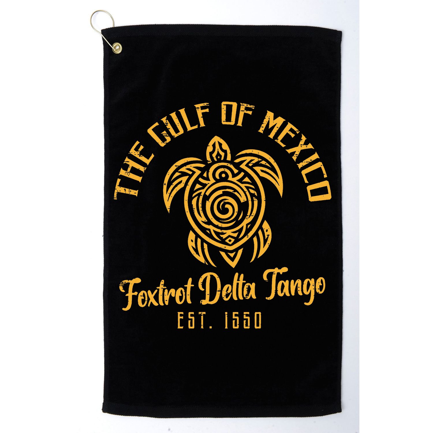 Gulf Mexico Foxtrot Delta Tango Resist Protest Women Golf Towel