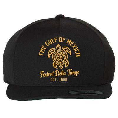 Gulf Mexico Foxtrot Delta Tango Resist Protest Women Wool Snapback Cap